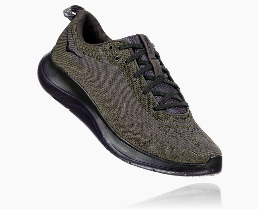 Hoka One One Koşu Ayakkabısı Erkek Kahverengi - Hupana Flow - LX0876235